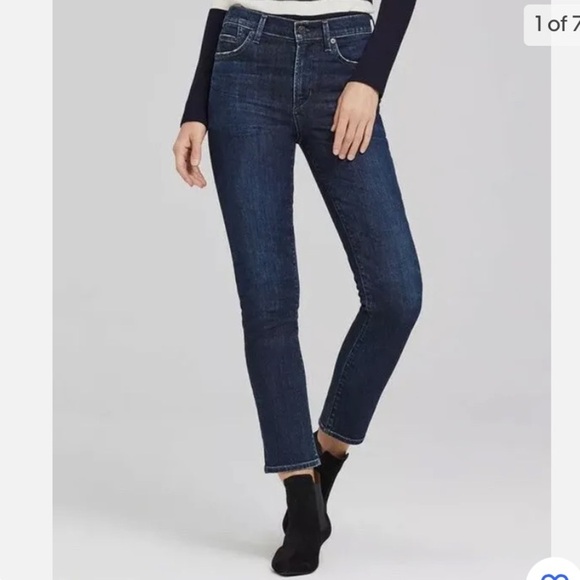 Citizen Of Humanity Cara High Rise Cigarette Ankle Jeans Size 28 - Picture 1 of 8